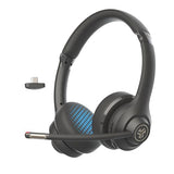 55+ Playtime PC Bluetooth Headset and Multipoint Connect to Laptop Computer and Mobile - Wired or Wireless
