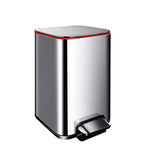 Trash Can Waste Bins Trash Can Stainless Steel Metal Trash Can with Lid