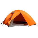 Camping Tent 2 Person Waterproof Portable Instant Tent with 1-Minute Setup Lightweight Tent for Beach Outdoor Travel Backyard Orange