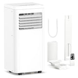 Electactic 8050 BTU Portable Air Conditioners for Rooms up to 450 Sq.Ft, 4 Modes Portable AC Unit with Cool, Dry, Fan and Sleep Modes, Remote and LED Display, Installation Kits for Home, Apartment