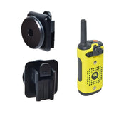 2 Packs Back Clip Round Knob Adapter Vehicle Mount for Motorola Talkabout Radio T400 T402 T460 T461 T465 T480 T500 T600 T605 Replacement for PMLN7220AR PMLN7240
