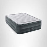 Intex 64417ED 22in Queen Dura-Beam Comfort Plush High-Rise Inflatable Air Mattress with Built in Pump for Travel and Camping, 600lb Weight Capacity