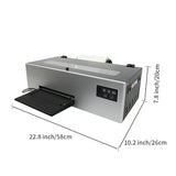 ZIMTOKO A4 L805 DTF Printer with Roll Feeder, Oven & Laptop Bundle