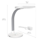 HappyLight Duo - 2-in-1 Light Therapy & Task Desk Lamp - UV-Free Full Spectrum LED, 10,000 LUX, Adjustable Brightness and Color