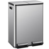 Elevon Kitchen Trash Can with Lid, 2 x 8 Gallon Garbage Can