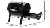 Portable Tabletop Charcoal Grill & Side Firebox Dyna-Glo
