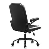 Office Chairs Desk Chair Black Leather Computer Armchair for Man and Women