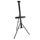 High Aluminum Single Mast Artists Studio Easel Stand for Sign and Floor Display - Heavy Duty Adjustable Extra Large