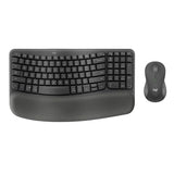 Logitech Wave Keys MK670 Combo, Wireless Ergonomic Keyboard with Signature M550 L Wireless Mouse