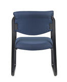 BOSS Office Products Fabric Guest Chair in Blue