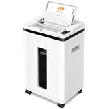 200-Sheet Auto Feed Paper Shredder with Wheels – Heavy Duty Cross-Cut Shredder for Home & Office