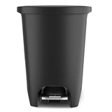 Glad Premium 13 Gallon Trash Can - Plastic Kitchen Waste Bin with Odor Protection of Lid