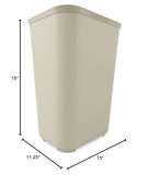 Rubbermaid Commercial Products Fire Resistant Wastebasket 40 Qt/10 Gal Beige, for Hospitals/Schools/Hotels/Offices Rubbermaid Commercial Products