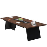 8ft Conference Table, Large Meeting Table for 8-10 People, Business Seminar Furniture for Office Conference Room