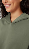 ODODOS Women's Modal Soft Oversized Hoodies Long Sleeve Hooded Sweatshirts Pullover Top with Kangaroo Pocket, Dark Sage, X-Small