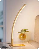 Table Lamp, Modern Bedside Lamp with 3 Color Temperature & Stepless Dimming