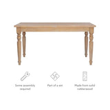 Linon Dining Table Brown
