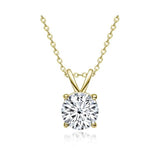 The Diamond Channel Certified LAB GROWN 0.25-4.00ct Diamond Necklace for Women