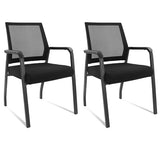 Desk Chair No Wheels, Arm Chair with Ergonomic Lumbar Support and Thickened Seats Cushion