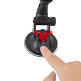 UAYESOK Handheld Radio Car Mount, Stable Walkie-talkie Vehicle Holder (Vacuum Suction Cup, Windshield Dashboard Mounting) For Ham HT, Speaker Mic, Scanner