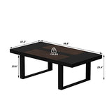Large Rectangular Meeting Table, Modern Seminar Table for Office Meeting Conference Room
