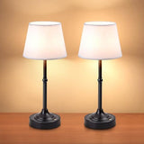2 Pack Cordless Table Lamp, Battery Operated Lamp with 3 Color Temps and Stepless Dimming
