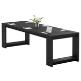 Tribesigns 7 ft Conference Table for 6 to 8 People, Modern Rectangle Meeting Room Desk for Boardroom