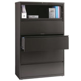 Pemberly Row 42-in Wide Metal 5 Drawer Lateral Filing Cabinet