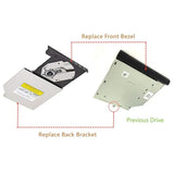 TechMagnet Internal 7mm Slim SATA 8X DVDRW CD DVD RW ROM Burner Writer M-Disc Laptop Super Multi PC Mac Tray Loading Optical Drive Device Compatible with Dell, Lenovo, HP, Asus, Acer (Renewed)