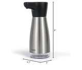 AIKE Magnetic Charging Waterproof Automatic Soap Dispenser for Liquid Soap Spot Resist Stainless Finish 14fl.oz. Model AK1337