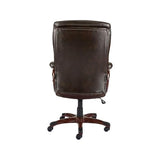 STAPLES® Westcliffe Ergonomic Leather Swivel Executive Chair, Brown (50219R-CC)