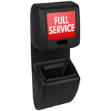 Compost Bin, Black Windshield Washing Service Center, Outdoor Trash Can for Car Dealerships or Stations, Number 02
