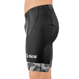SLS3 Triathlon Shorts Men - Premium Pro Mens Tri Shorts with 2 Pockets, Medium Compression, Quick-Dry Performance Fit (Grey Edge, Medium)