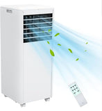 Patikuin Portable Air Conditioner with Exhaust Hose - Flexible Room Cooling, Dehumidification, Remote Control & Easy Mobility for Apartments, Dorms, Home Use