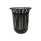 Commercial Trash Cans,Zone Round Garbage Bin,Square Hotel Street Patio Indoor Metal Stan