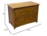 Pemberly Row Modern 2-Drawer Wood Lateral File Cabinet