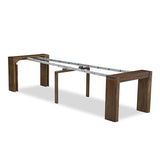 Luxe by East West Furniture X07X1-B08-04- 9 Pieces Extendable Dining Set