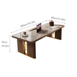 BGGJJ Computer Desk Rock Board Desk CEO Office Boss Desk