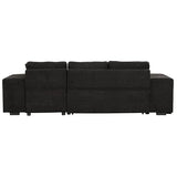 Eafurn 104.5" Reversible Sleeper Sectional Sofa Bed