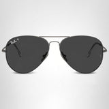 Ray-Ban Unisex Rb8089 Aviator Titanium Aviator Sunglasses