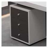 zhongxlla Standing Desk, Office Desk Senior Sense of Table and Chair