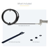 StarTech.com 25-Pack Universal Laptop Lock 6.6ft (2m), Serialized Security Cable