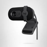 Logitech Brio 101 Full HD 1080p Webcam for Meetings, Streaming, Desktop, Laptop, PC - Built-in Mic, Shutter, USB-A,-Black
