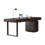 zhongxlla Standing Desk, Modern Executive Office Desk with Drawers