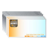 2x4 LED Flat Panel Light,Selectable 5CCT,0-10V Dimmable,9360LM,6Pack