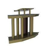 FixtureDisplays® Large Church Pulpit, Deluxe Podium Lectern