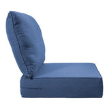 ACTREST Luxury 6-Inch Outdoor Seat Cushions - 24x24 Water&UV&Fade Resistant 1 Set
