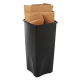 Rubbermaid Commercial Products Untouchable Square Trash/Garbage Can, 23-Gallon, Black, Wastebasket