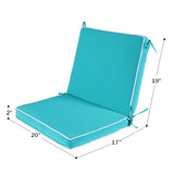Blytieor Outdoor Patio Chair Cushions Set of 4, Water Resistant