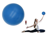 CIZEBO Small Exercise Ball for Between Knees, 6 inch Pilates Ball with Pump, Mini Yoga Core Ball Physical Therapy, Blue CIZEBO